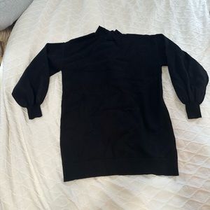 Forever 21 Black Turtle Neck Sweater Dress Size M